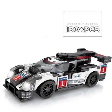 Children's Building Block Toy Car Set