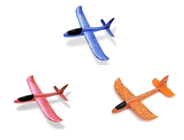 Large 48cm Foam Glider Toy with Spinning Design