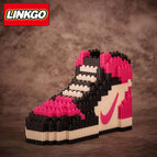68484 building block shoes Rose Red
