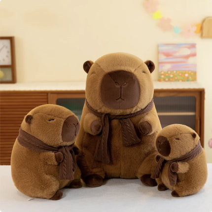 Scarf Capybara Plush Doll