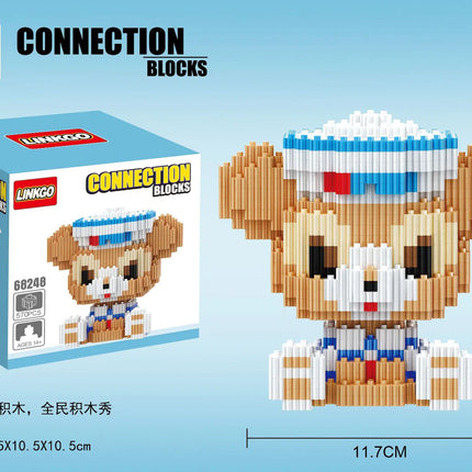 Connecting Brick Cartoon Model Building Toy Gift