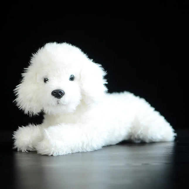 Plush Simulation White Teddy Dog Doll