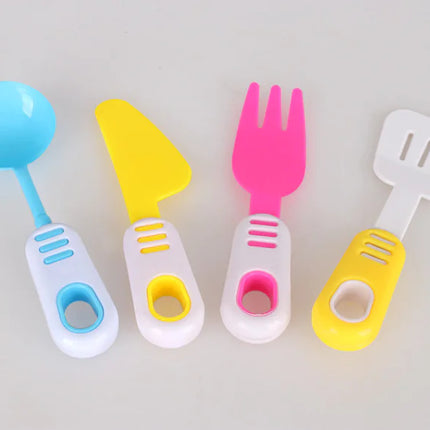 Kids Kitchen Toy Set with Realistic Food and Utensils