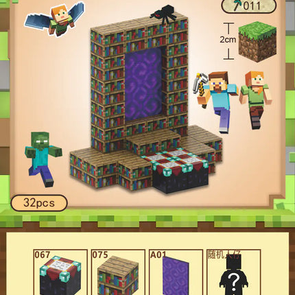 2023 New Minecraft Magnetic Building Blocks Set