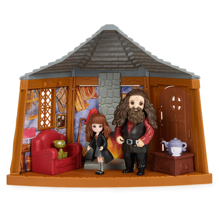 Wizarding World Harry Potter Magical Minis Hagrid’s Hut Playset with 2 Figures and 9 Doll Accessories Kids Toys for Ages 6 and up