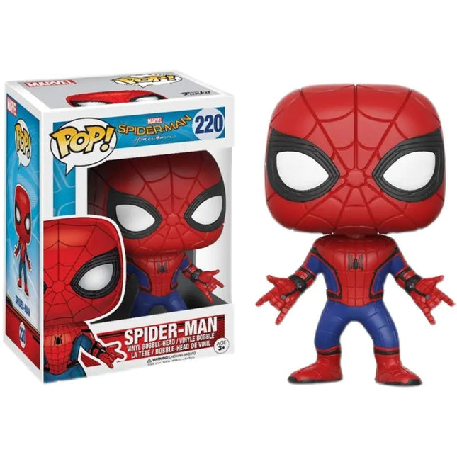 Funko Pop Avengers Iron Man Spider-Man Figures 220 & 222