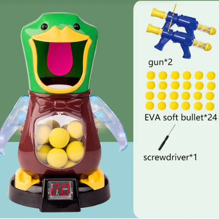 Air Pump Shooting Target Game with Soft Bullet Gun