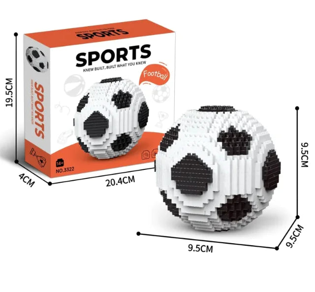 Football and Basketball Building Set