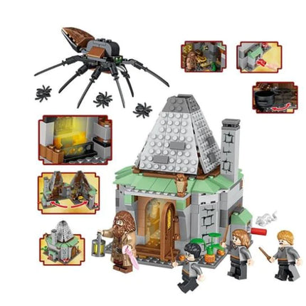 Harry Potter Hagrid's Hut & Hogwarts Castle Building Set