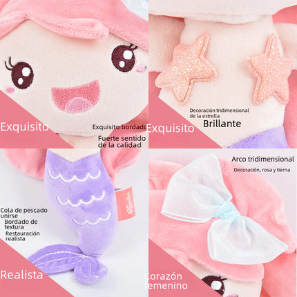 Kepelon Mermaid Princess Plush Doll for Kids
