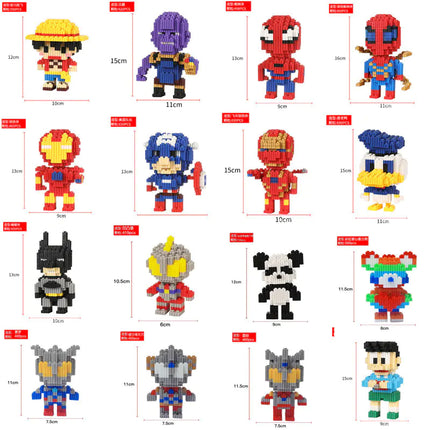 LEGO-Compatible Mini Building Blocks for Kids