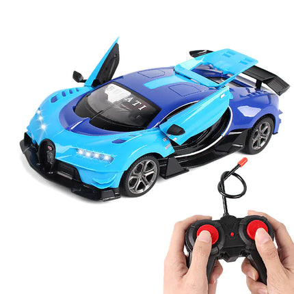Large Remote Control Car with 3 Opening Doors for Kids