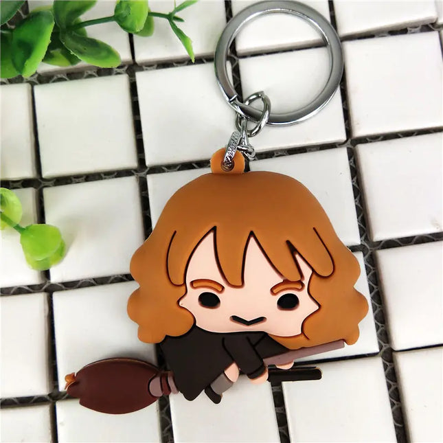 Harry Potter Keychain - Q Version Soft Rubber Gift