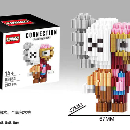 Connecting Brick Cartoon Model Building Toy Gift
