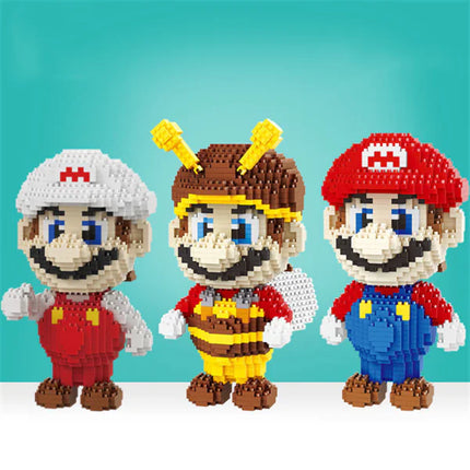 DIY Cartoon Building Blocks - Educational Toy Set