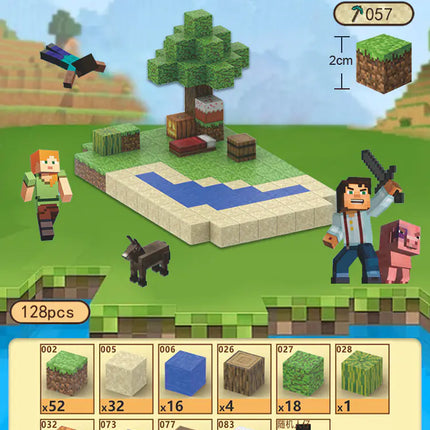 2023 New Minecraft Magnetic Building Blocks Set