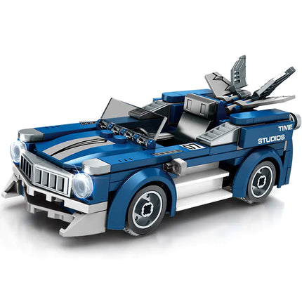 Children's Building Block Toy Car Set