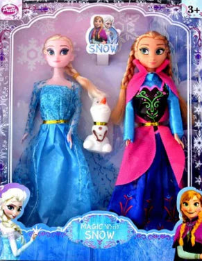 Frozen Princess Elsa and Anna Doll Gift Set