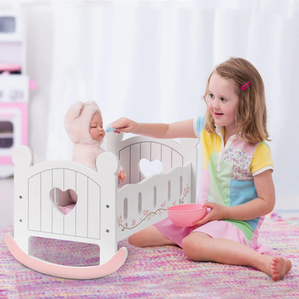 Wooden Doll Cradle