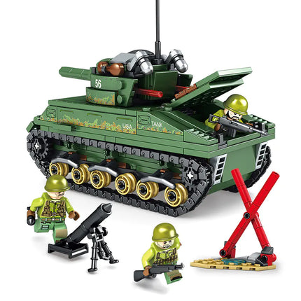 Small Brick Tank Building Toy - Steel Empire Series
