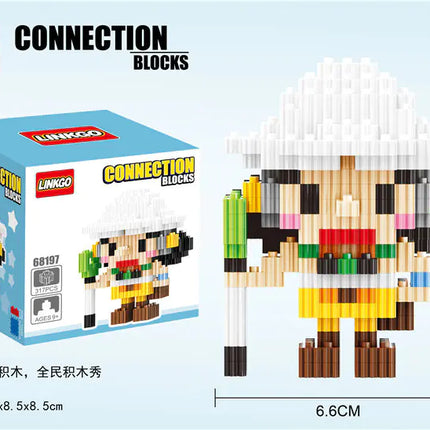 Connecting Brick Cartoon Model Building Toy Gift
