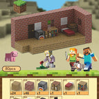 X39-red brick cottage (80pcs)