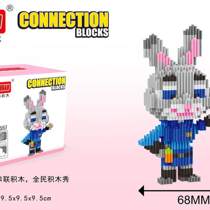 Connecting Brick Cartoon Model Building Toy Gift