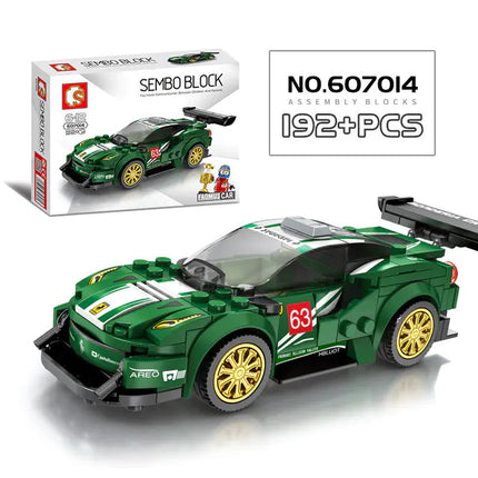 Children's Building Block Toy Car Set