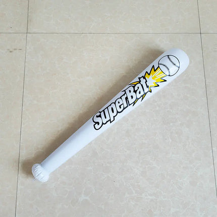 Inflatable Baseball Bat - White PVC Toy (Wholesale Six Pieces)