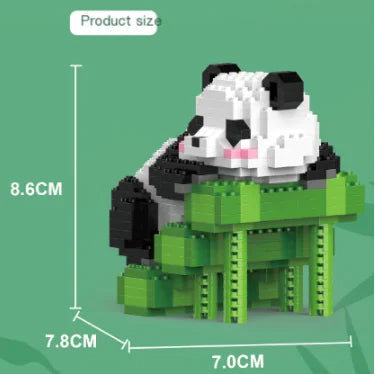 Chinese Panda Building Blocks Compatible with LEGO