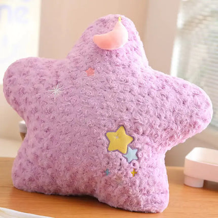 Cross-Border Star Pillow - Plush Moon Doll for Sleep