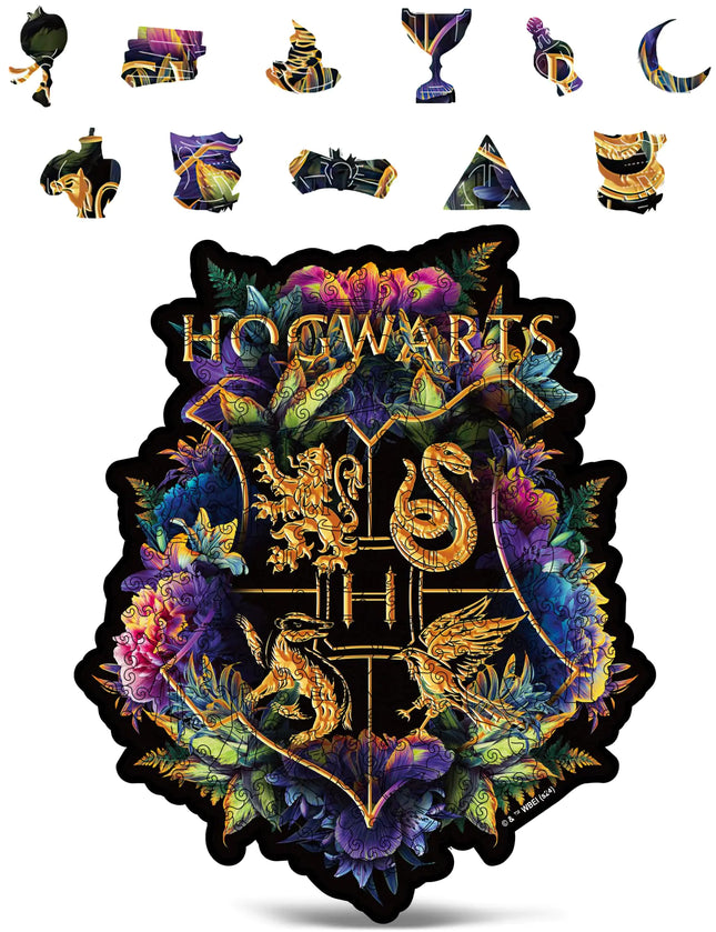 Crafthub Harry Potter Wooden Puzzles for Adults – A3 Size with 201 Pieces Wood Puzzles – Fine Oddities – Jigsaw Puzzles with Unique Shapes – 10.8" x 13"