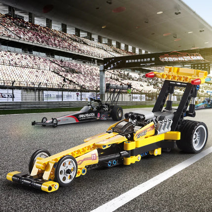 Double Eagle C52017 Linear Racing Car Building Toy