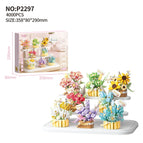 P2297 Flower Basket Collection -8 Full Set with 3-Layer Display Stand