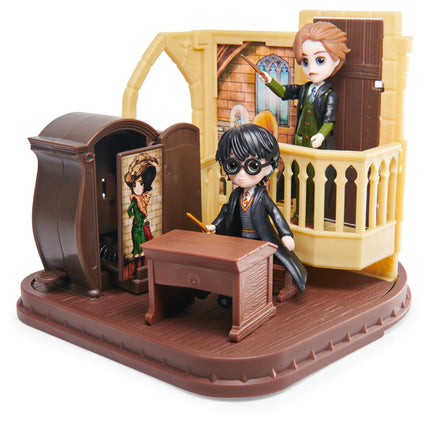 Wizarding World Harry Potter Magical Minis Defense Against the Dark Arts Playset with 2 Exclusive Figures 5 Accessories Kids Toys for Ages 6 and up