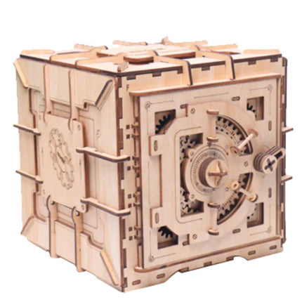 Wooden Building Blocks Treasure Box Puzzle Toy Set