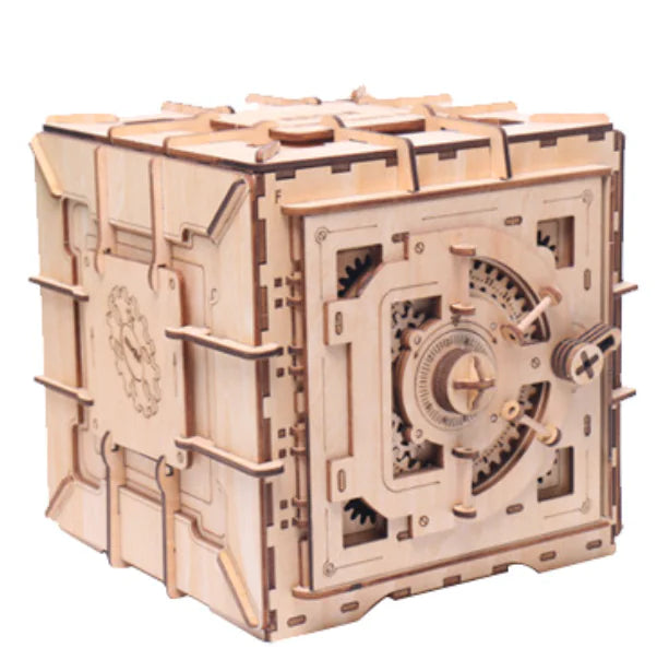 Wooden Building Blocks Treasure Box Puzzle Toy Set