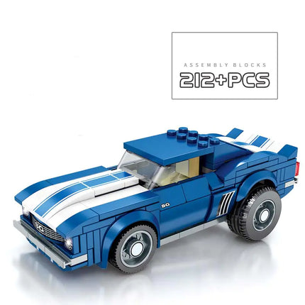 Children's Building Block Toy Car Set