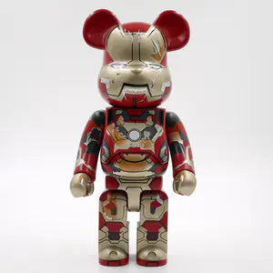 Violent Bear Building Block Toy and Iron Man Figure