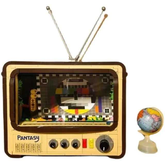 Retro TV Building Blocks for Kids' Creative Play