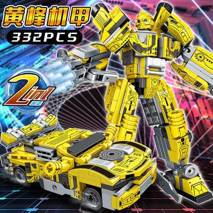 Transforming Robot Compatible with LEGO Building Blocks