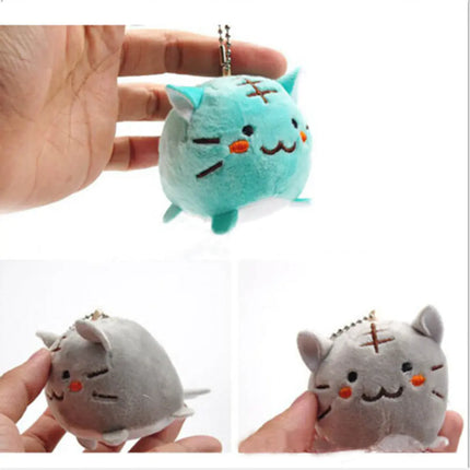 Korean Style Plush Tiger Cat Keychain Doll Toy