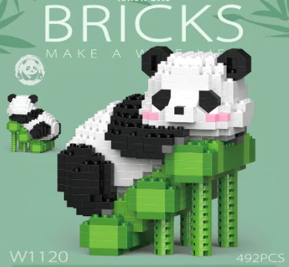 Chinese Panda Building Blocks Compatible with LEGO
