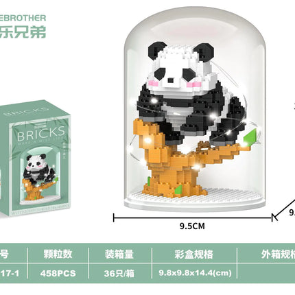 Chinese Panda Building Blocks Compatible with LEGO