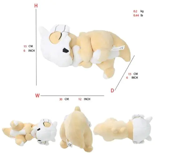 Cute Sleeping Anime Pokemon Plush Doll Pillow (Single)