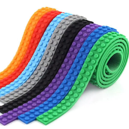 Silicone Building Brick Strips for Toy Construction