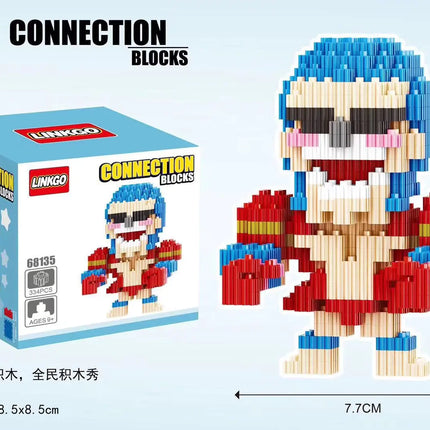 Connecting Brick Cartoon Model Building Toy Gift