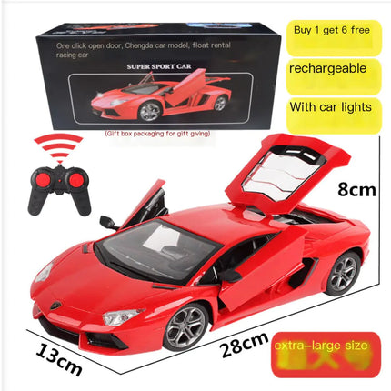 Large Remote Control Car with 3 Opening Doors for Kids