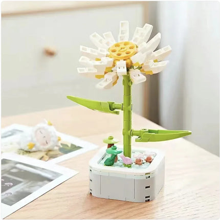 Building Block Flower Pot Set