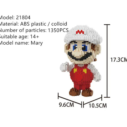 DIY Cartoon Building Blocks - Educational Toy Set